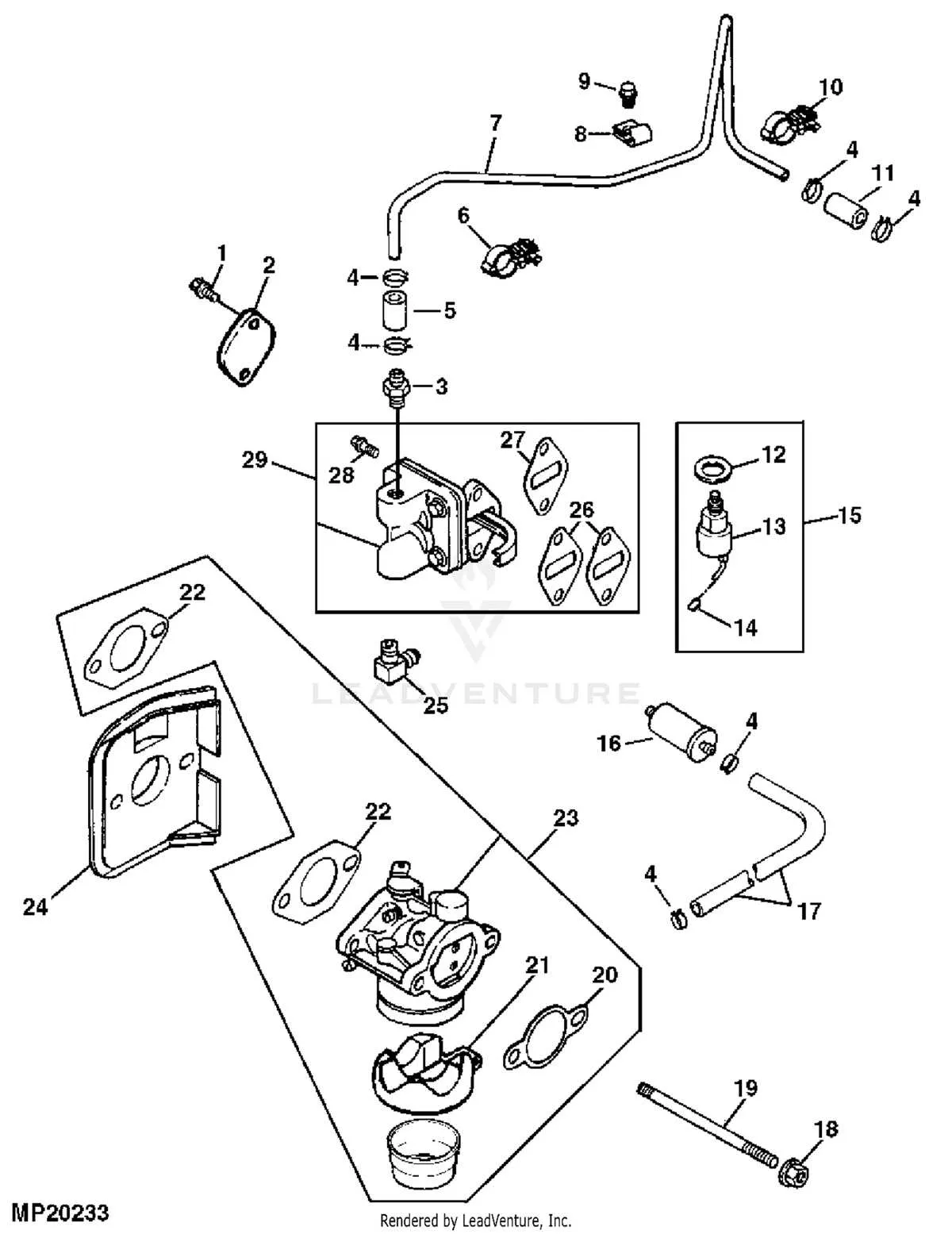 lt133 drive belt diagram