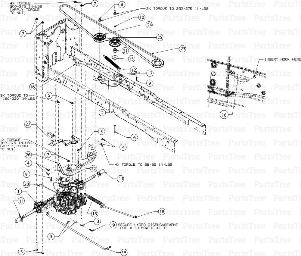 belt diagram cub cadet xt1