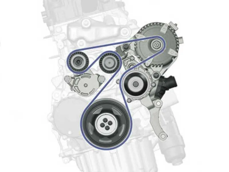 mini cooper serpentine belt diagram
