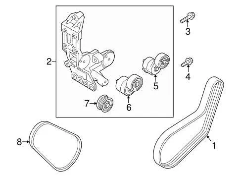 2011 kia optima 2.4 belt diagram