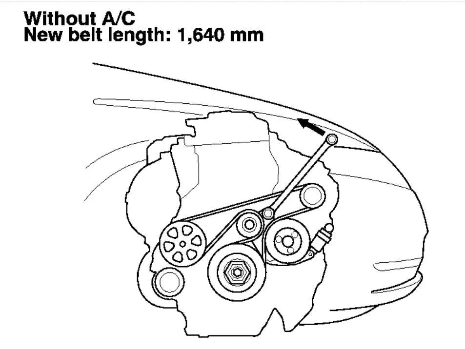 2007 honda civic belt diagram