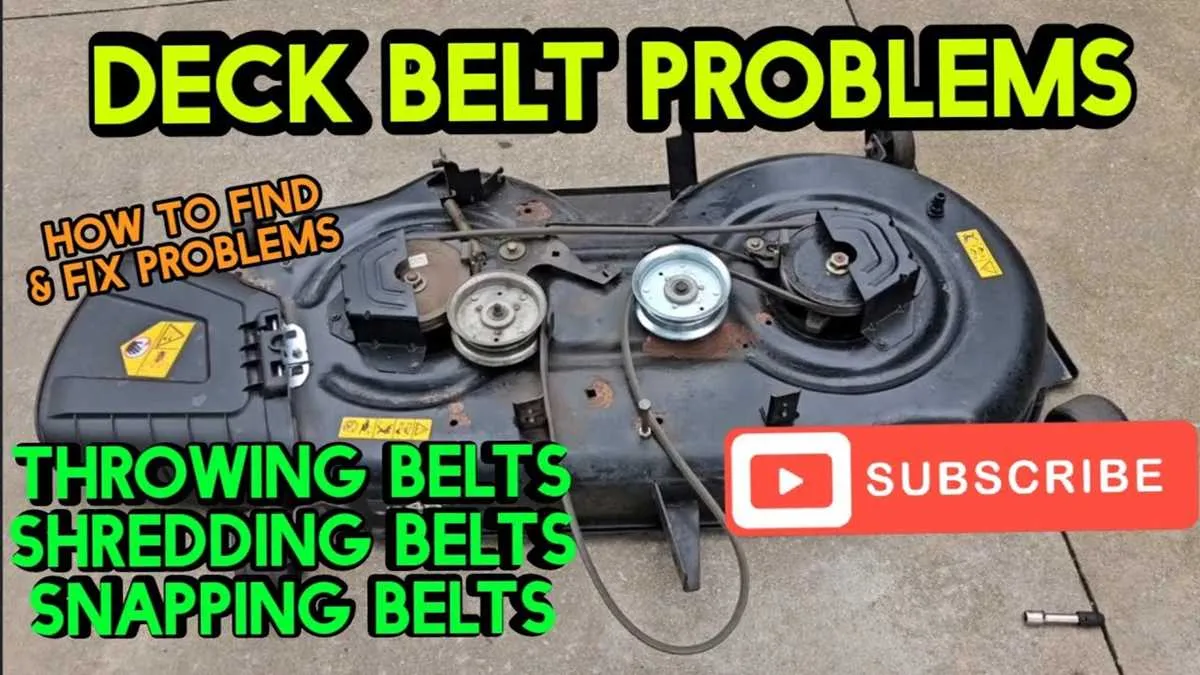 drive belt diagram for huskee riding mower