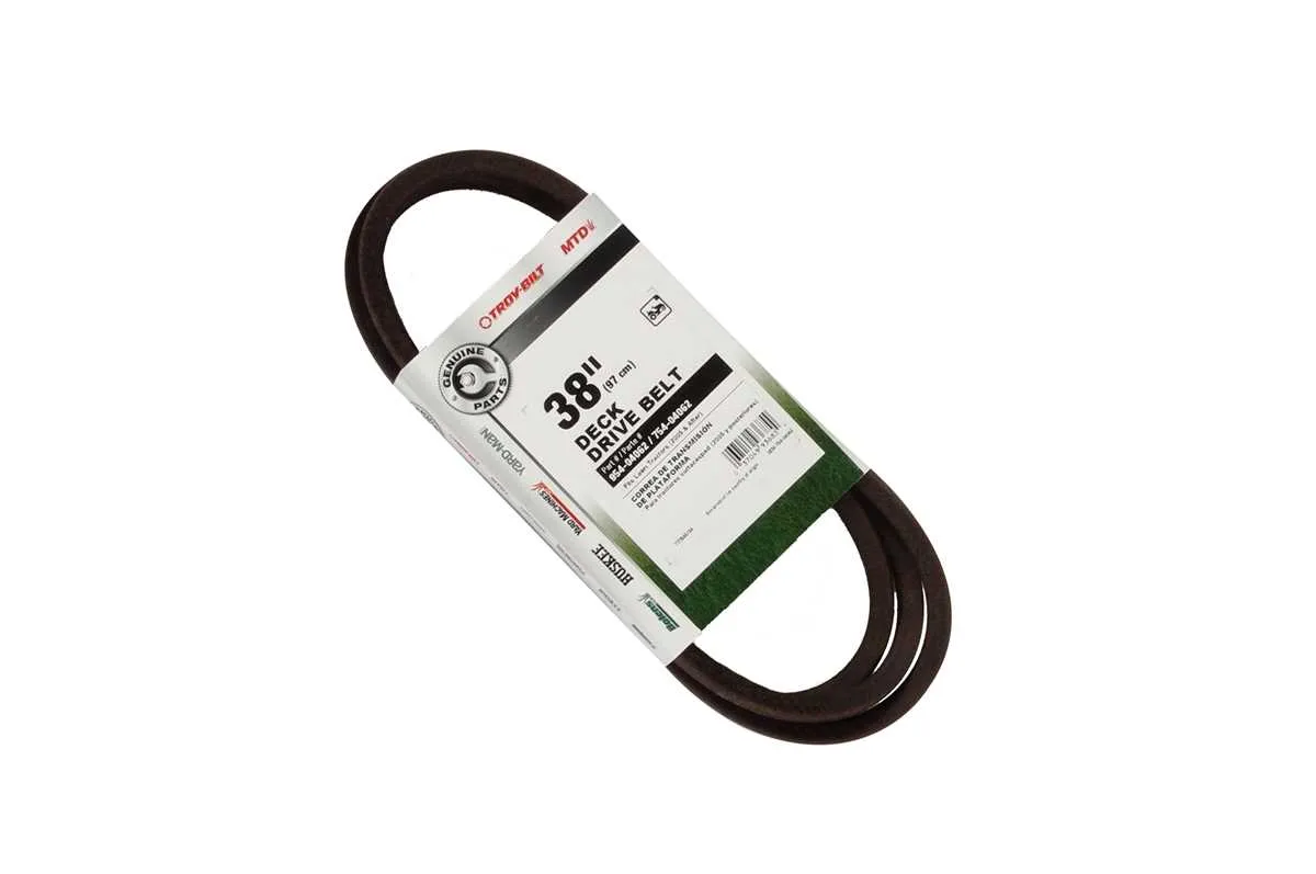 mtd 38 inch drive belt diagram