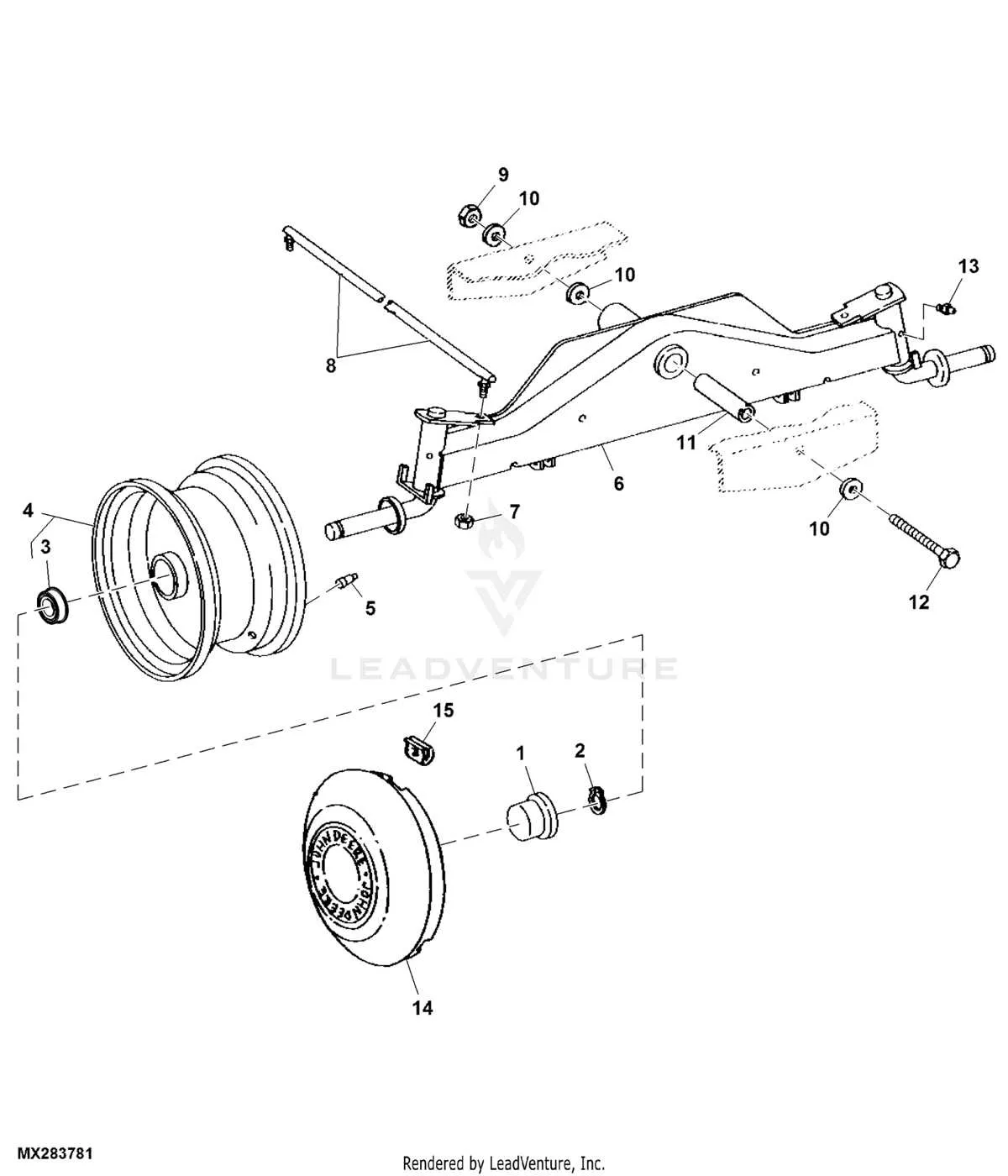 john deere stx38 belt diagram