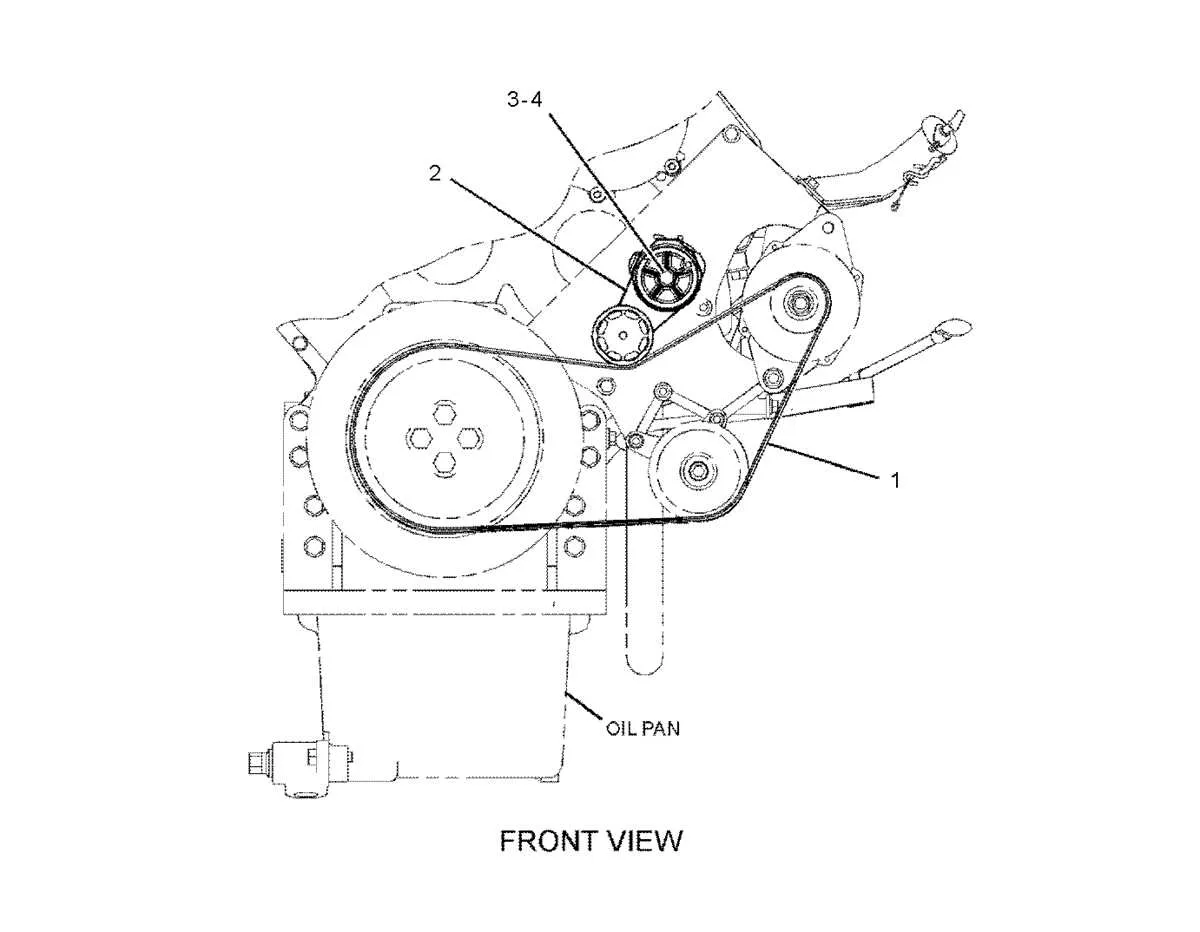 new holland 550lu belt diagram