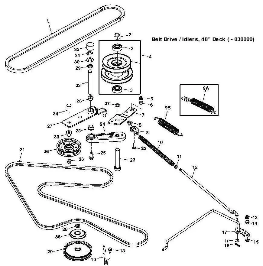 john deere d130 belt diagram