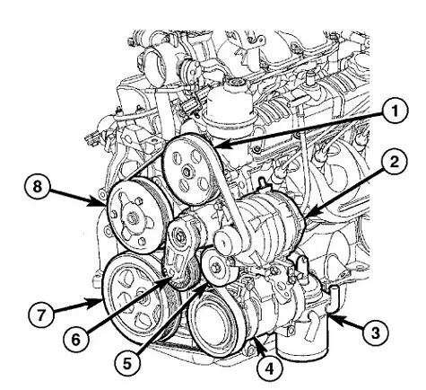 2012 dodge ram 5.7 belt diagram