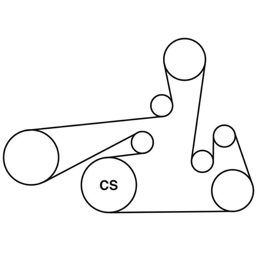 2016 jeep patriot 2.4 serpentine belt diagram