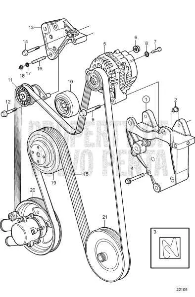 5.0 belt diagram