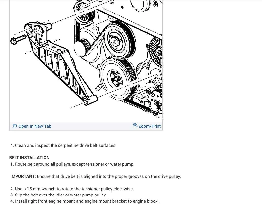 2009 saturn vue 3.6 serpentine belt diagram