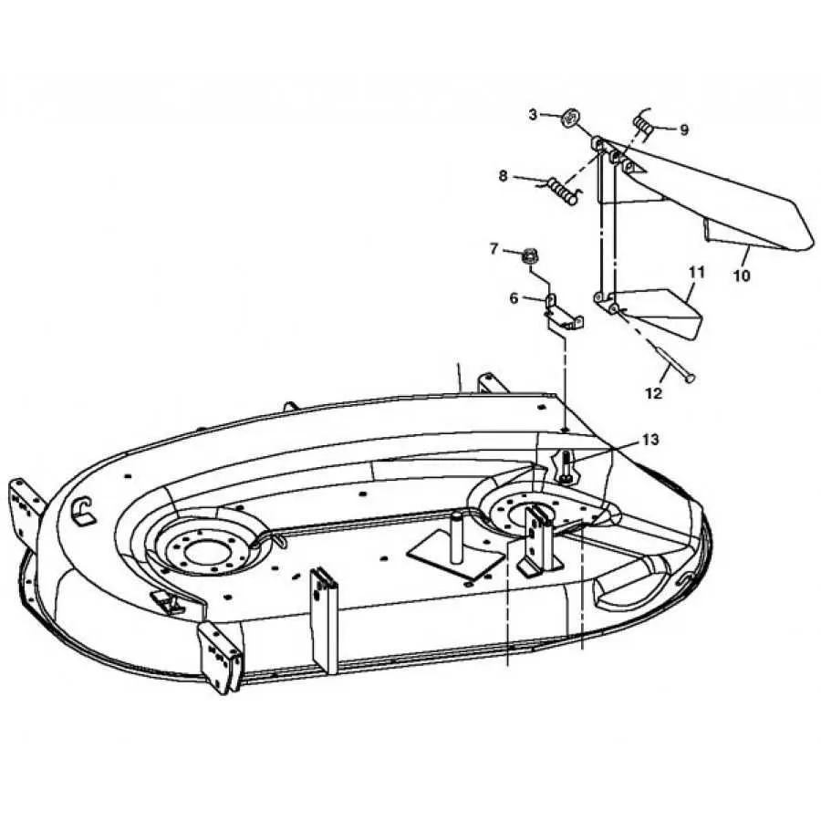 john deere 42 inch mower deck belt diagram