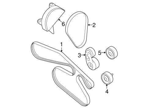 2006 ford fusion belt diagram