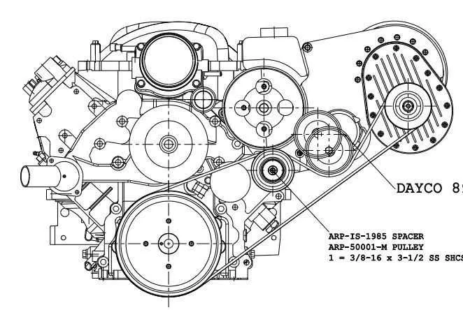 d160 belt diagram