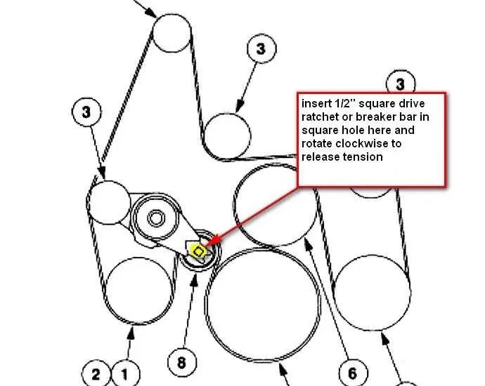 2012 5.7 hemi serpentine belt diagram