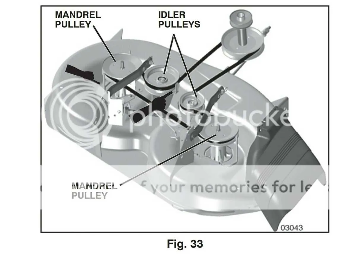 poulan pro pp19a42 drive belt diagram