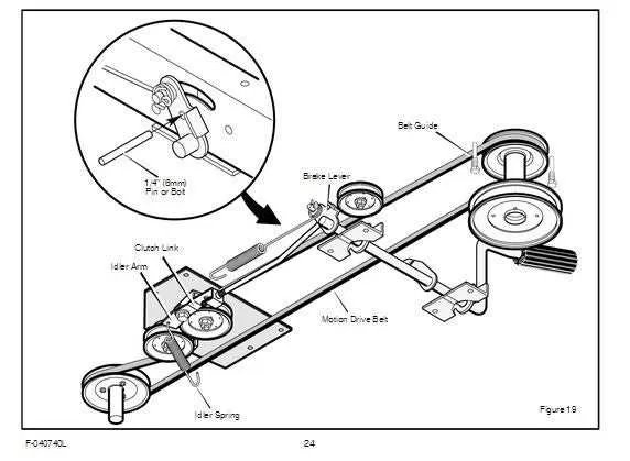 drive belt mtd variable speed pulley diagram