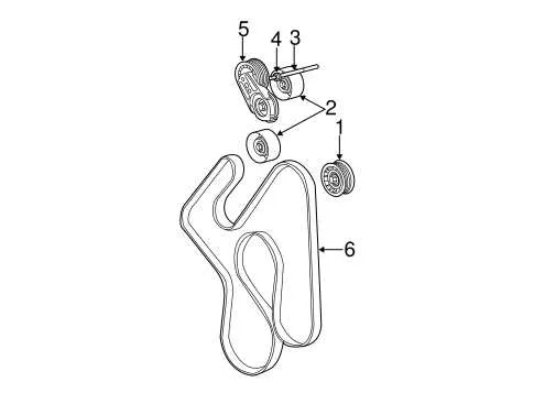 2003 dodge ram 1500 4.7 serpentine belt diagram