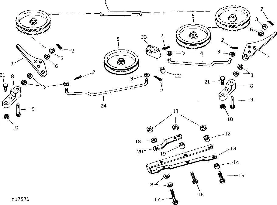 lt166 belt diagram