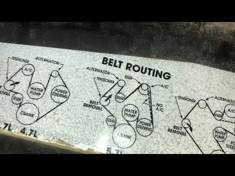 2014 ram 1500 belt diagram
