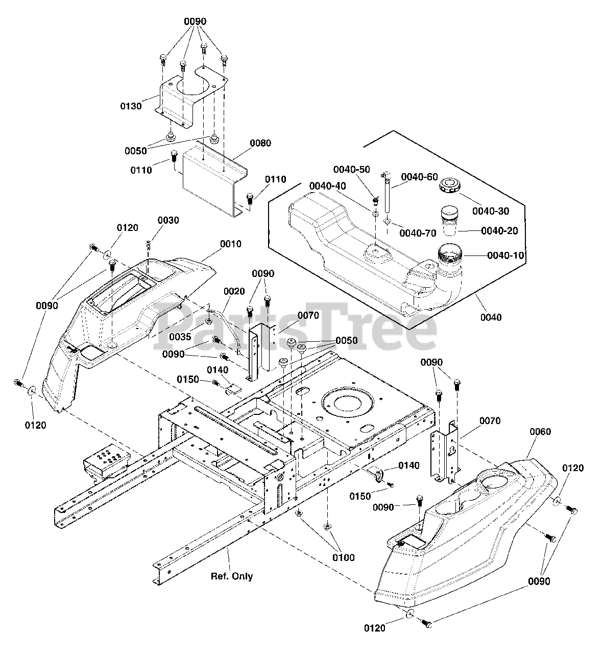 snapper 48 inch deck belt diagram