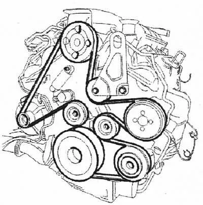 2006 volvo xc90 serpentine belt diagram