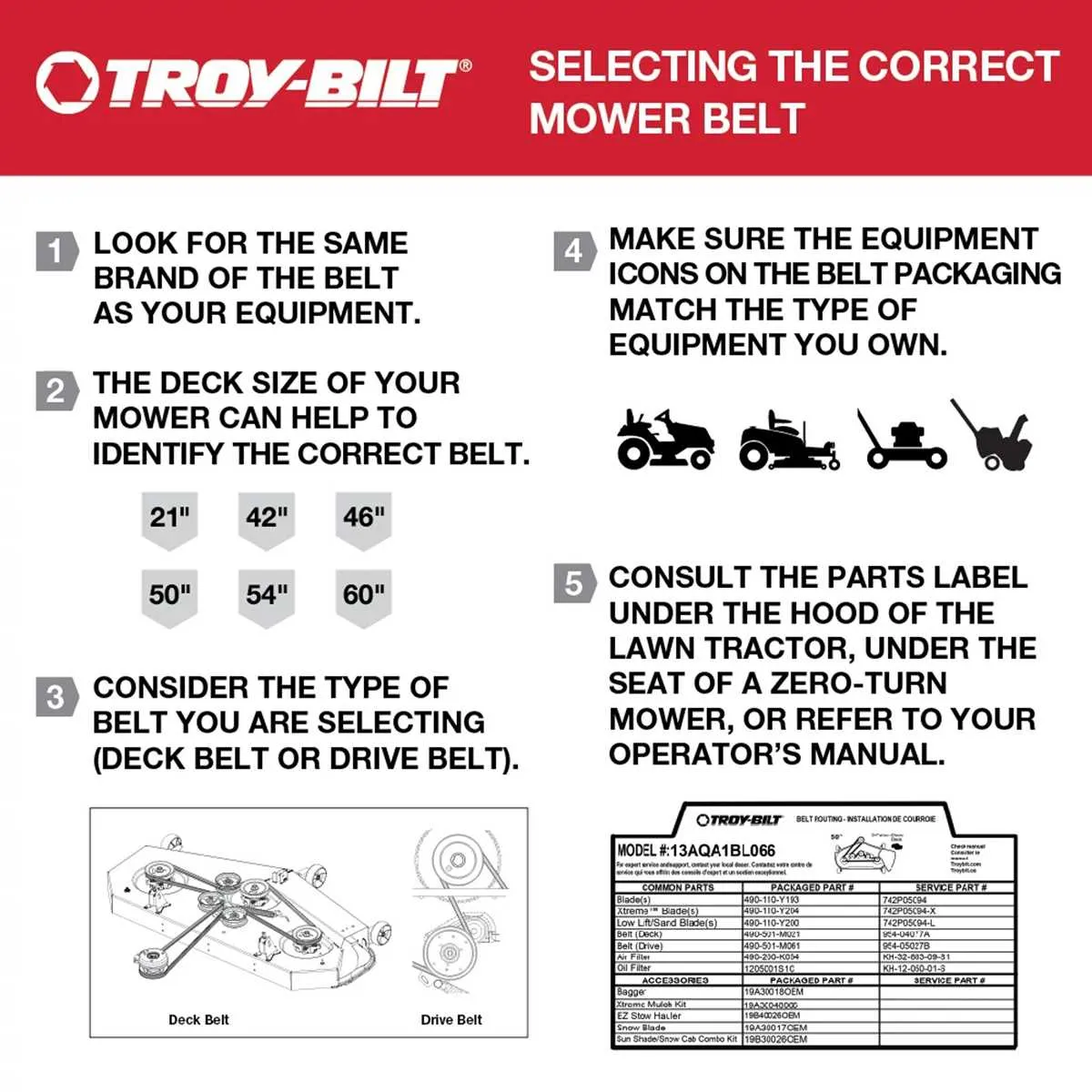 troy bilt bronco 42 belt diagram