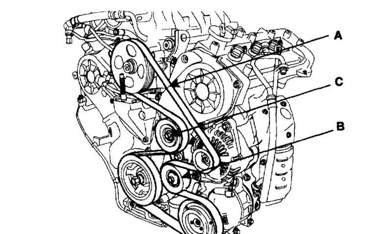 2007 hyundai santa fe 3.3 belt diagram