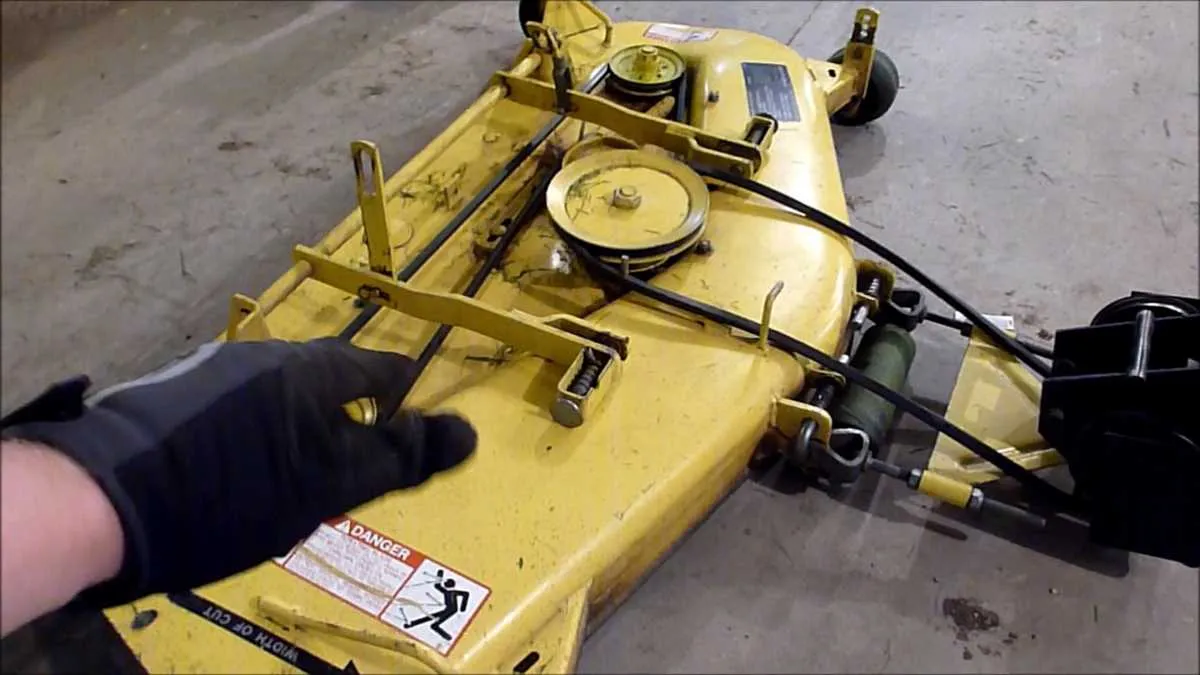 jd 48 mower deck belt diagram