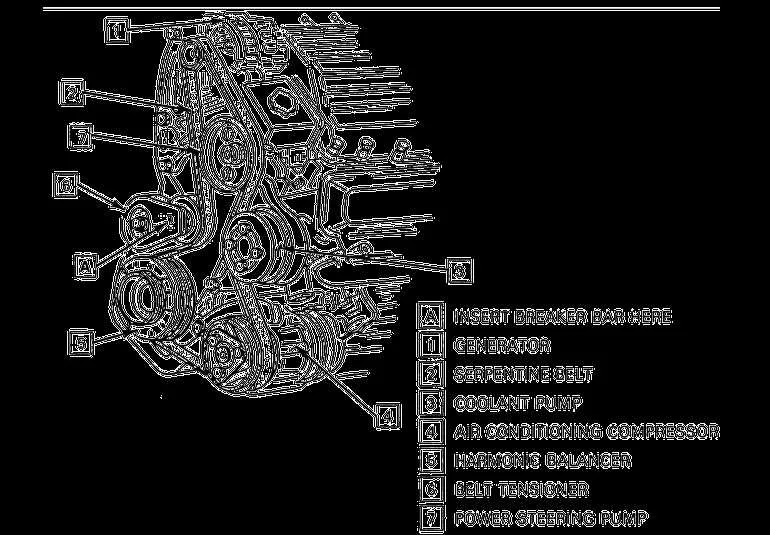6.1 hemi serpentine belt diagram