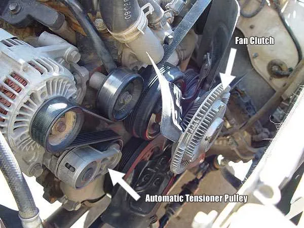 jeep wrangler fan belt diagram