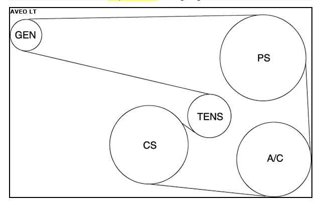 2012 serpentine belt diagram