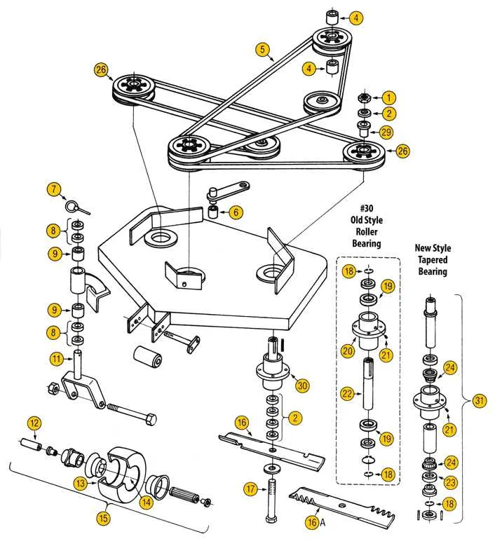 scag wildcat drive belt diagram
