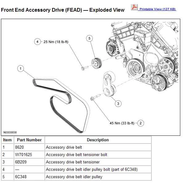 2014 ford escape 1.6 serpentine belt diagram