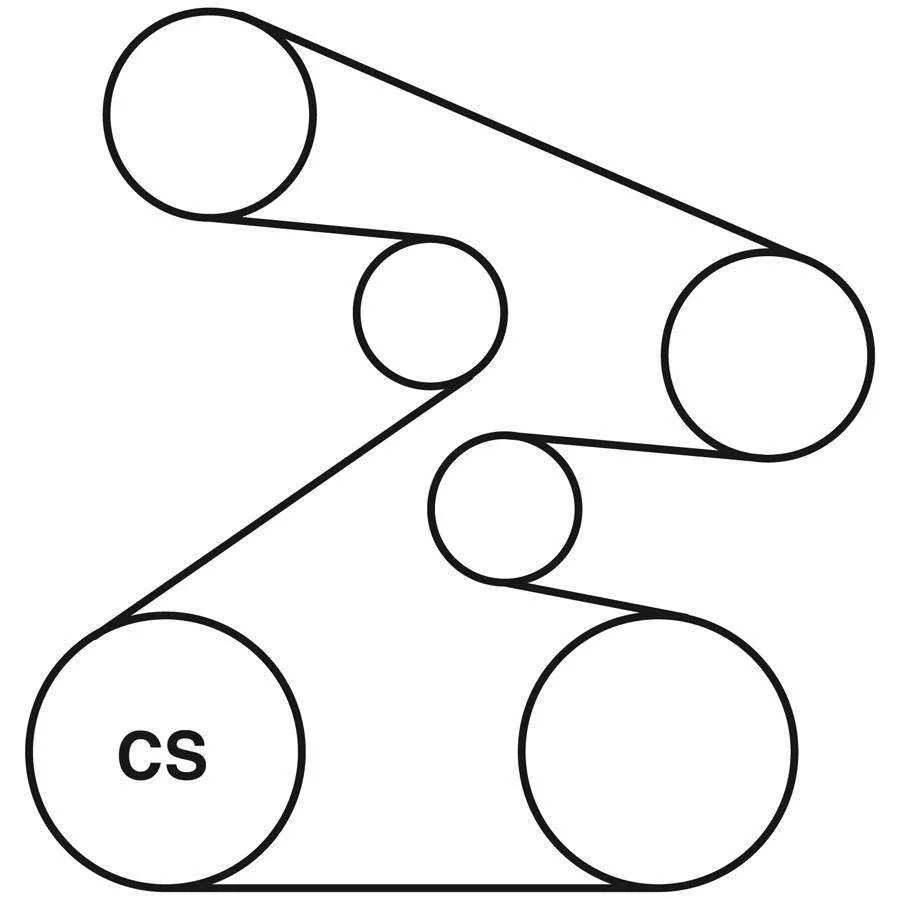 2006 honda accord belt diagram