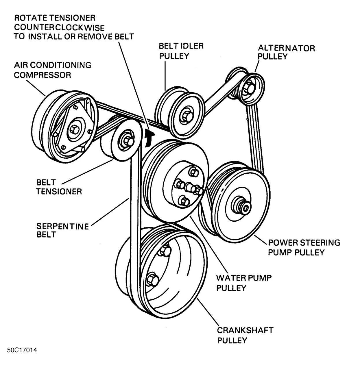 2012 chevy traverse belt diagram
