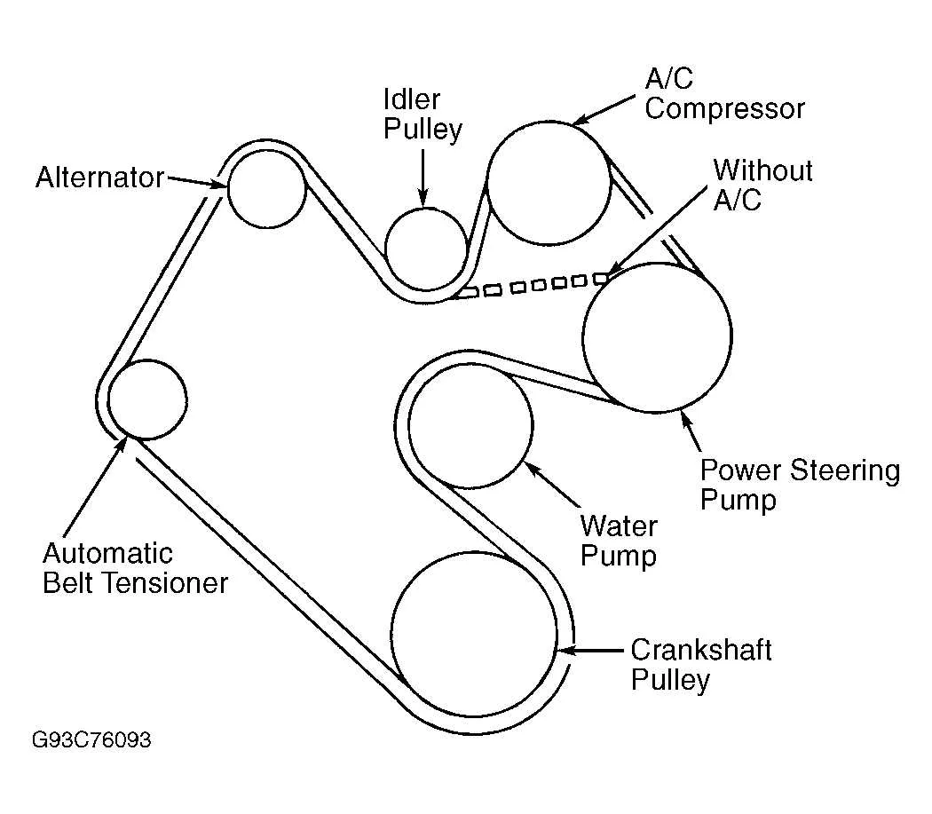 2006 5.9 cummins serpentine belt diagram