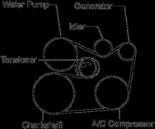 2007 lexus es 350 serpentine belt diagram
