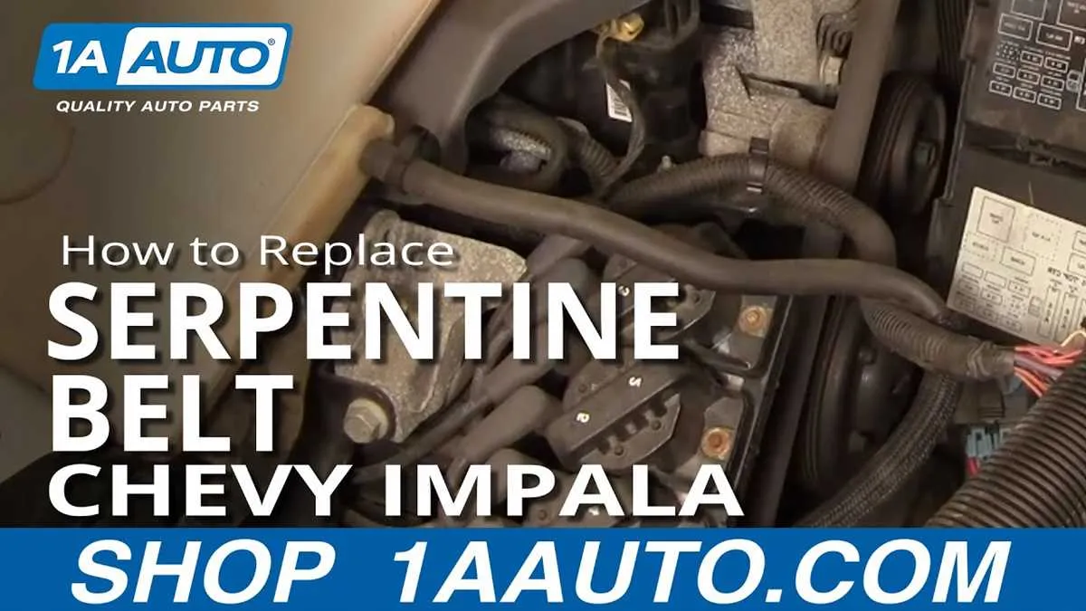 2013 chevy impala serpentine belt diagram