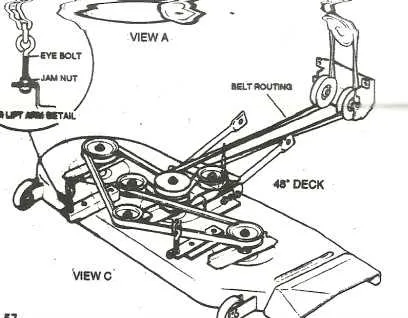 snapper 360z drive belt diagram