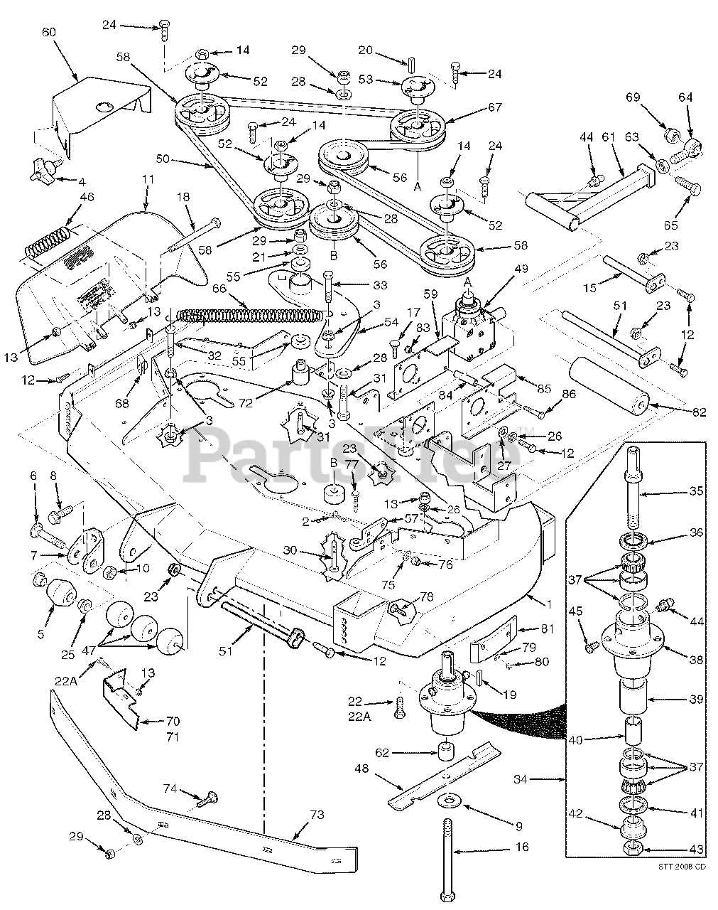 scag wildcat belt diagram