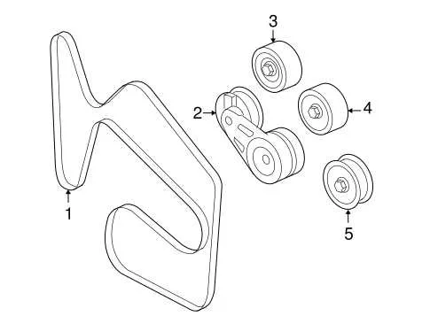 serpentine belt diagram 2007 buick lucerne