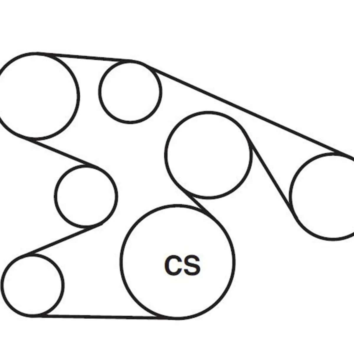serpentine belt diagram 2007 ford fusion