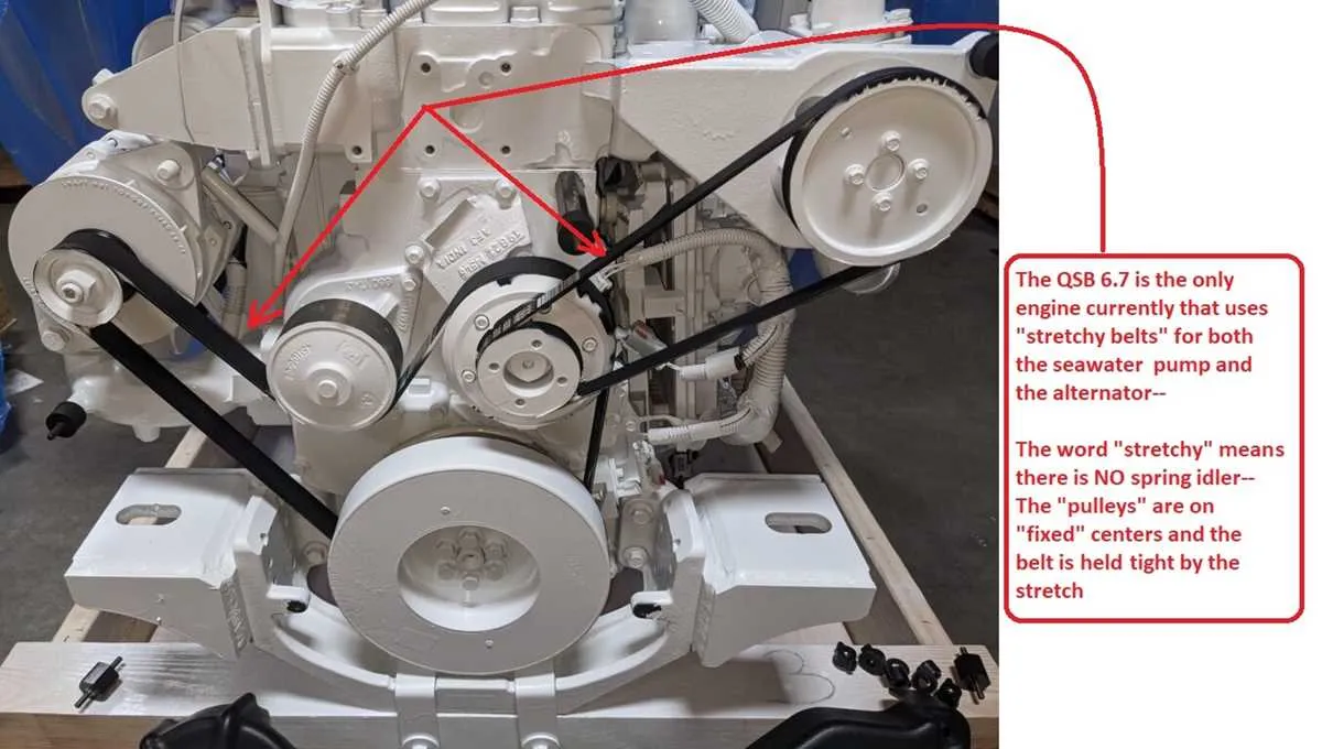 serpentine belt diagram for 6.7 cummins