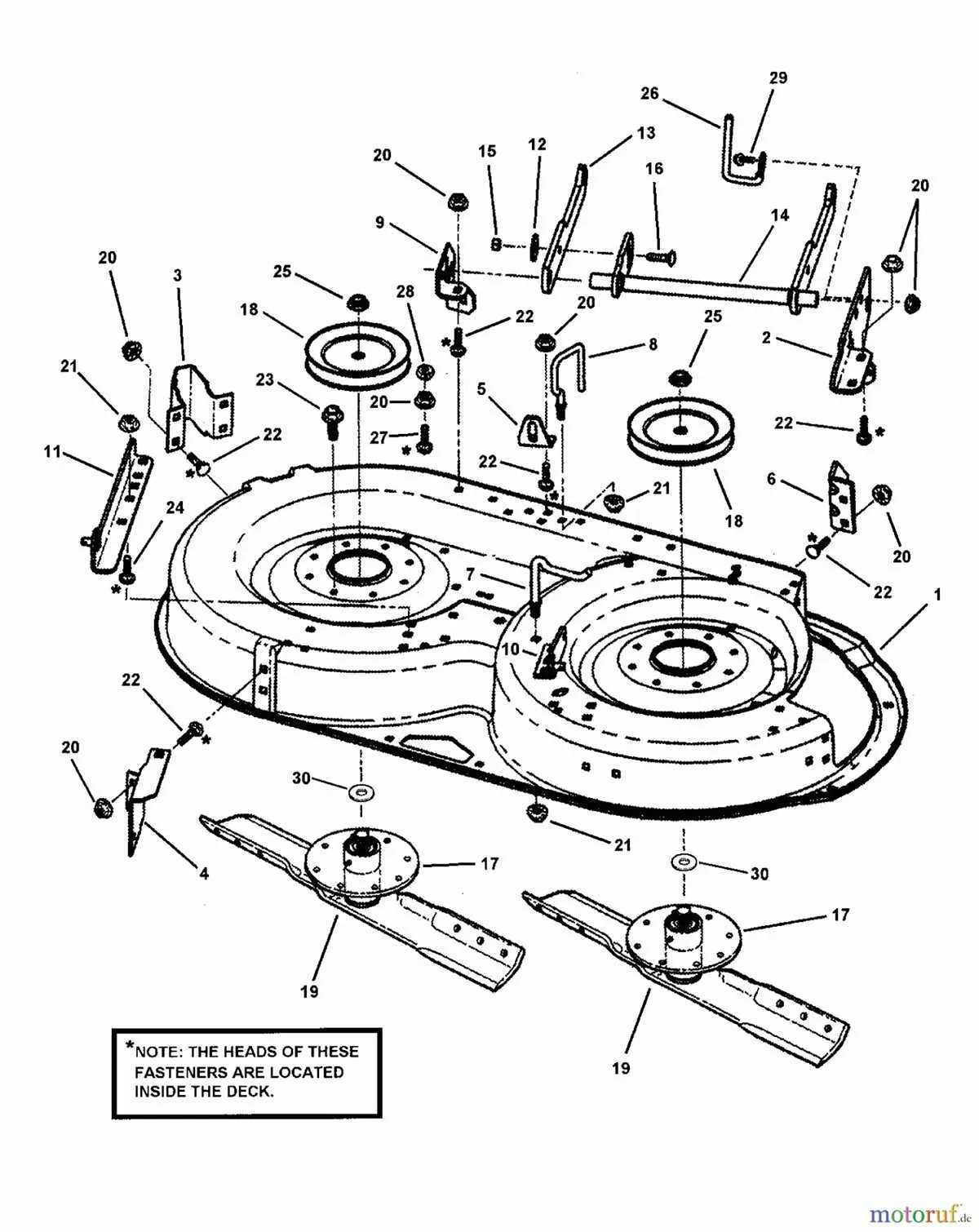 snapper lt200 deck belt diagram