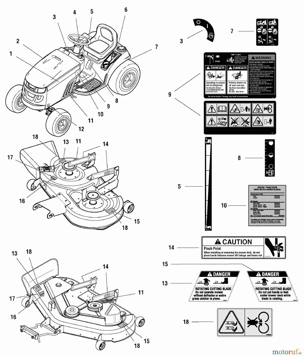 snapper lt200 deck belt diagram