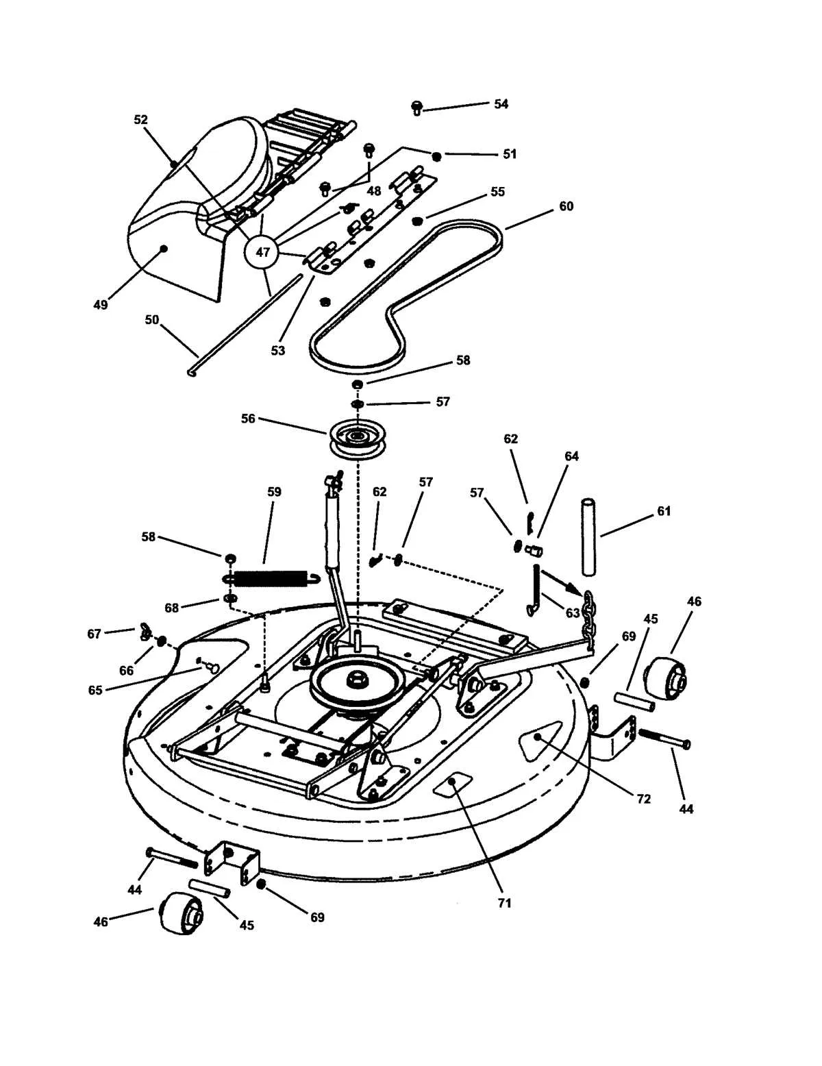 snapper zero turn mower belt diagram