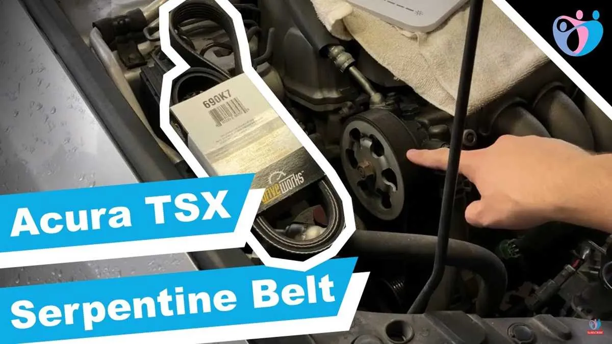 acura tsx serpentine belt diagram