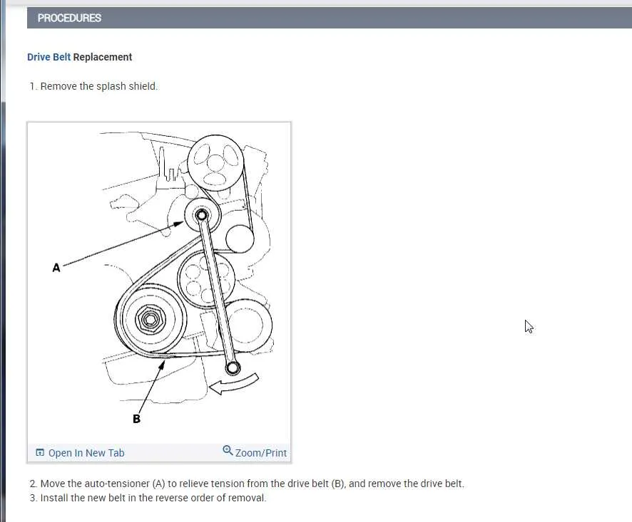 honda cr v belt diagram