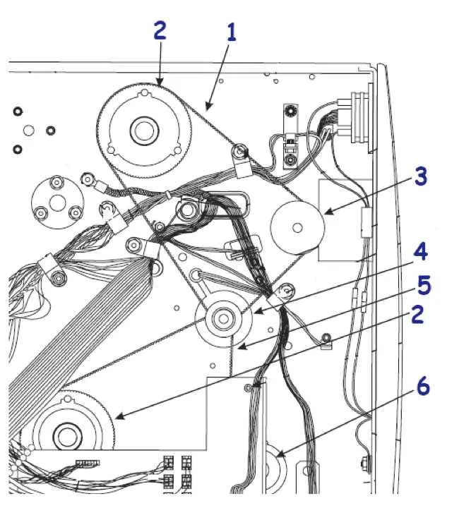 gilson tiller belt diagram