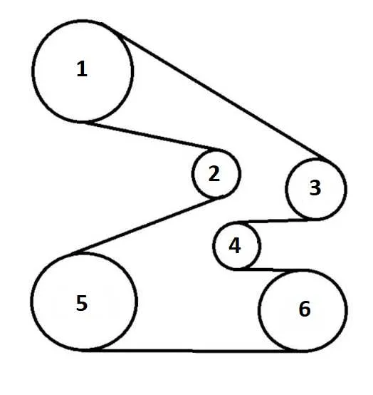 honda odyssey serpentine belt diagram